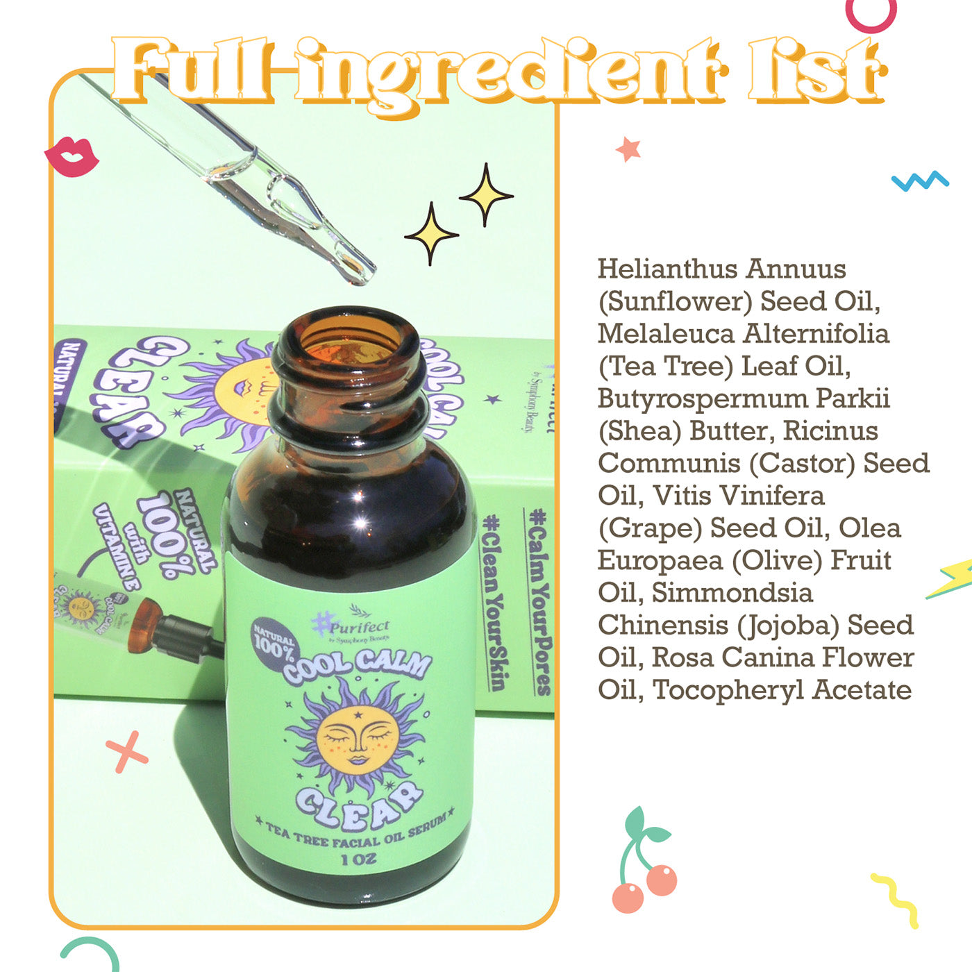 Purifect Cool Calm Clear Tea Tree Oil Facial Serum