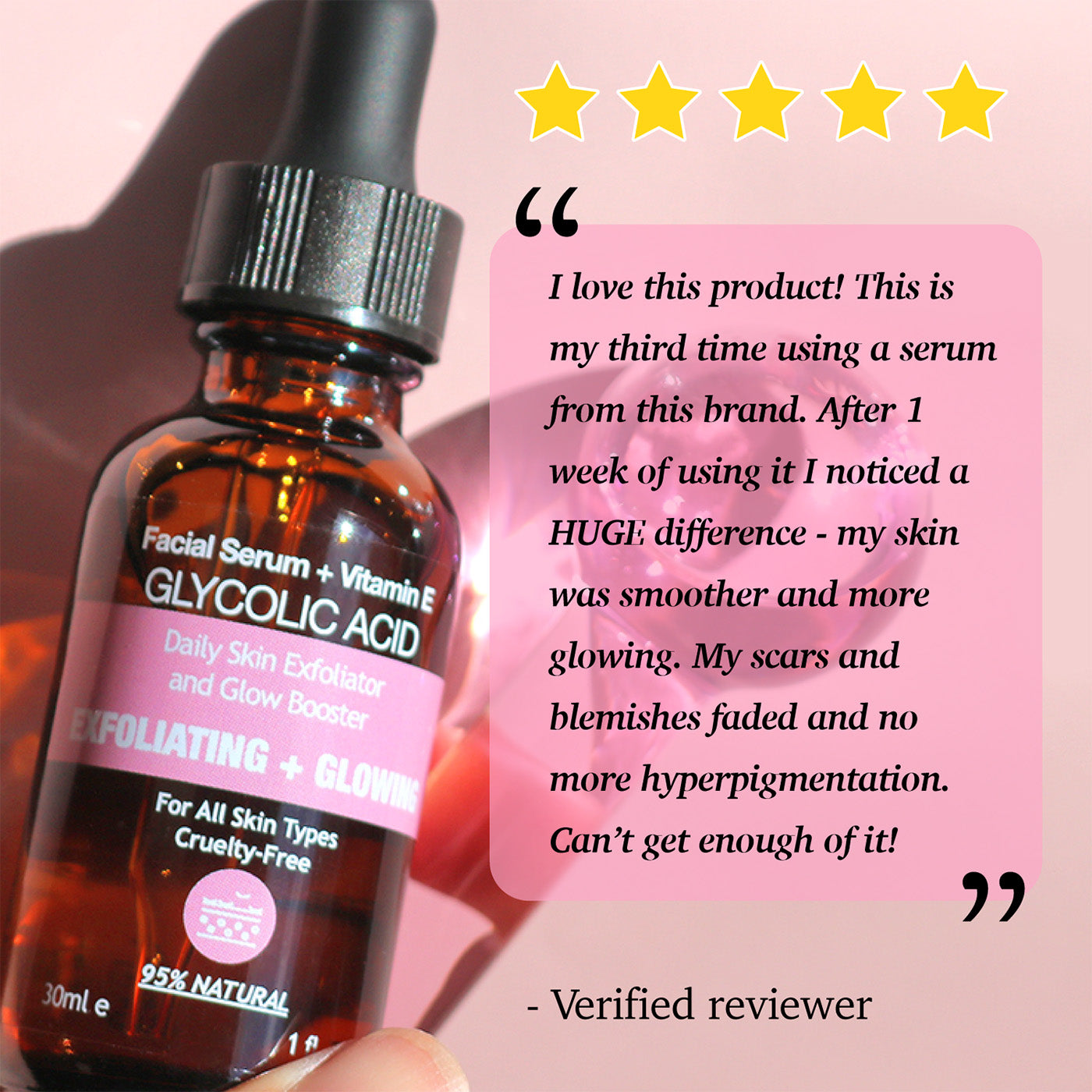 Purifect Exfoliating & Glowing Glycolic Acid Facial Serum