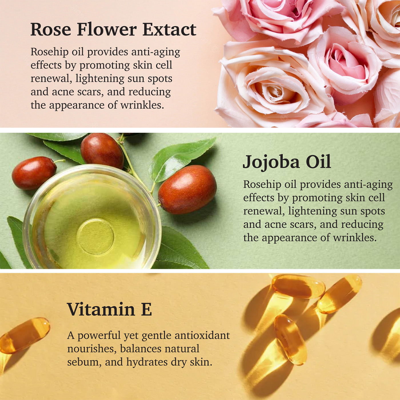 Purifect Moisturizing Rosehip Facial Oil Serum