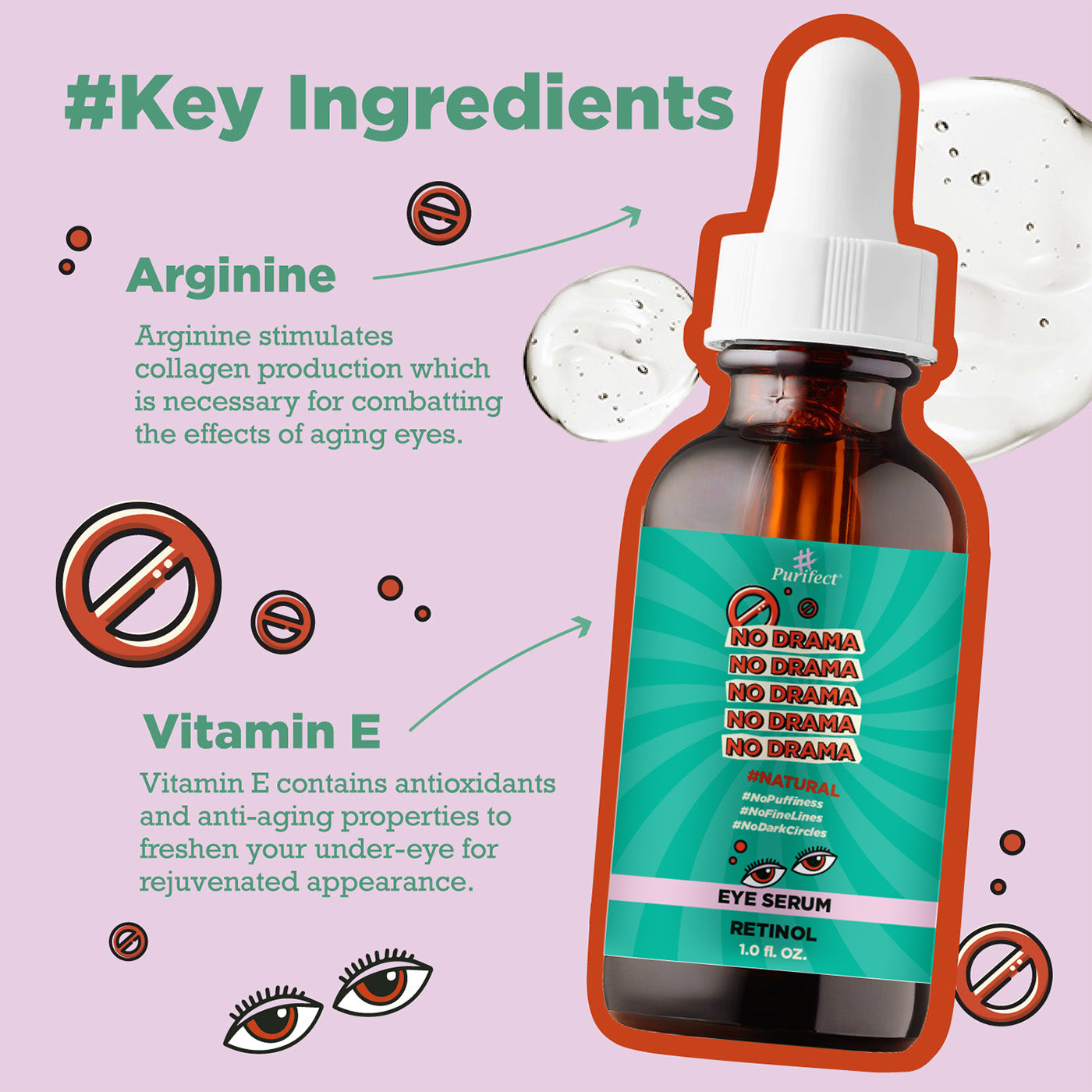 Purifect No Drama Retinol Eye Serum