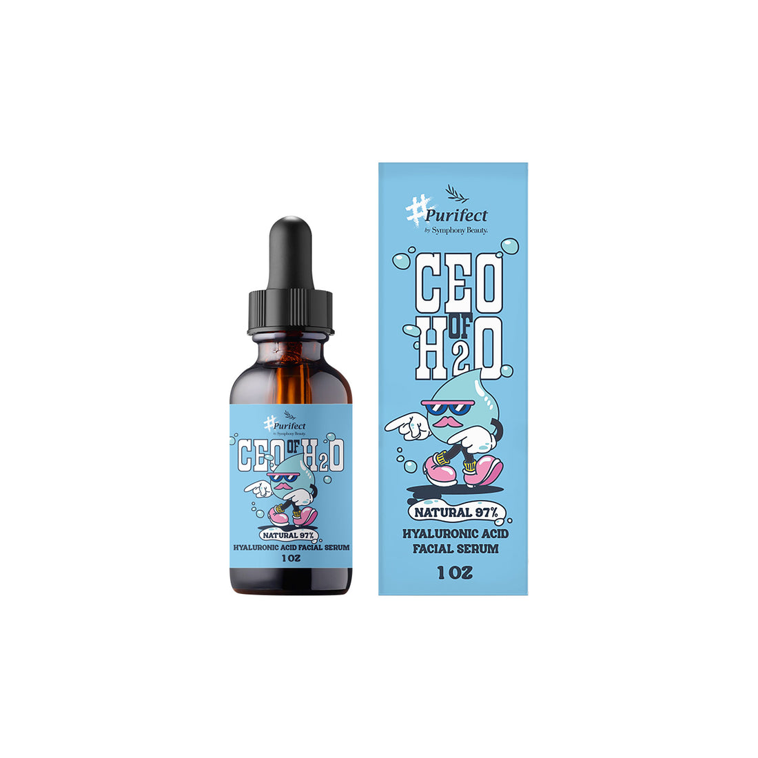 Purifect CEO of H2O Hyaluronic Acid 100 Facial Serum