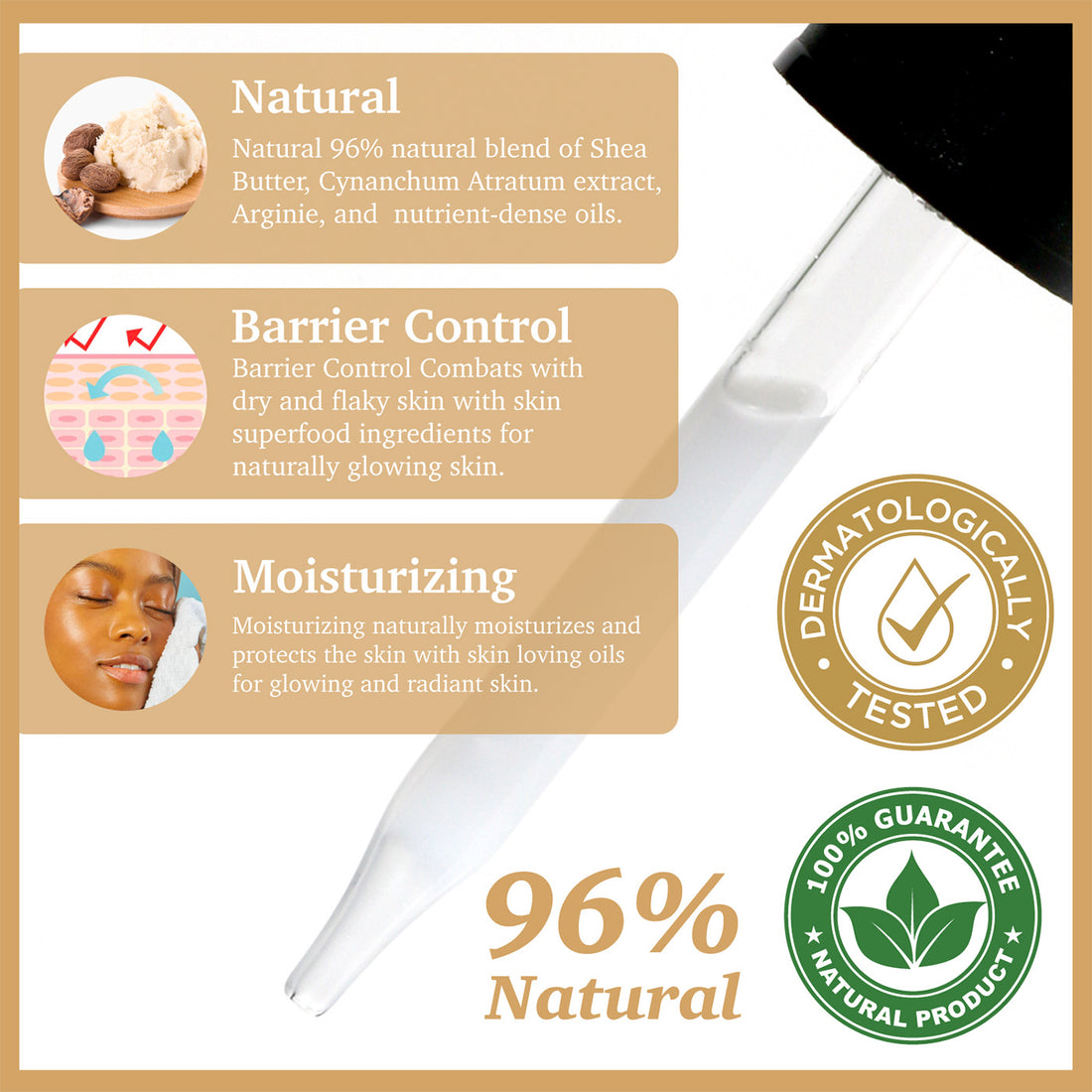 Purifect Moisturizing &amp; Healing Shea Butter Facial Serum