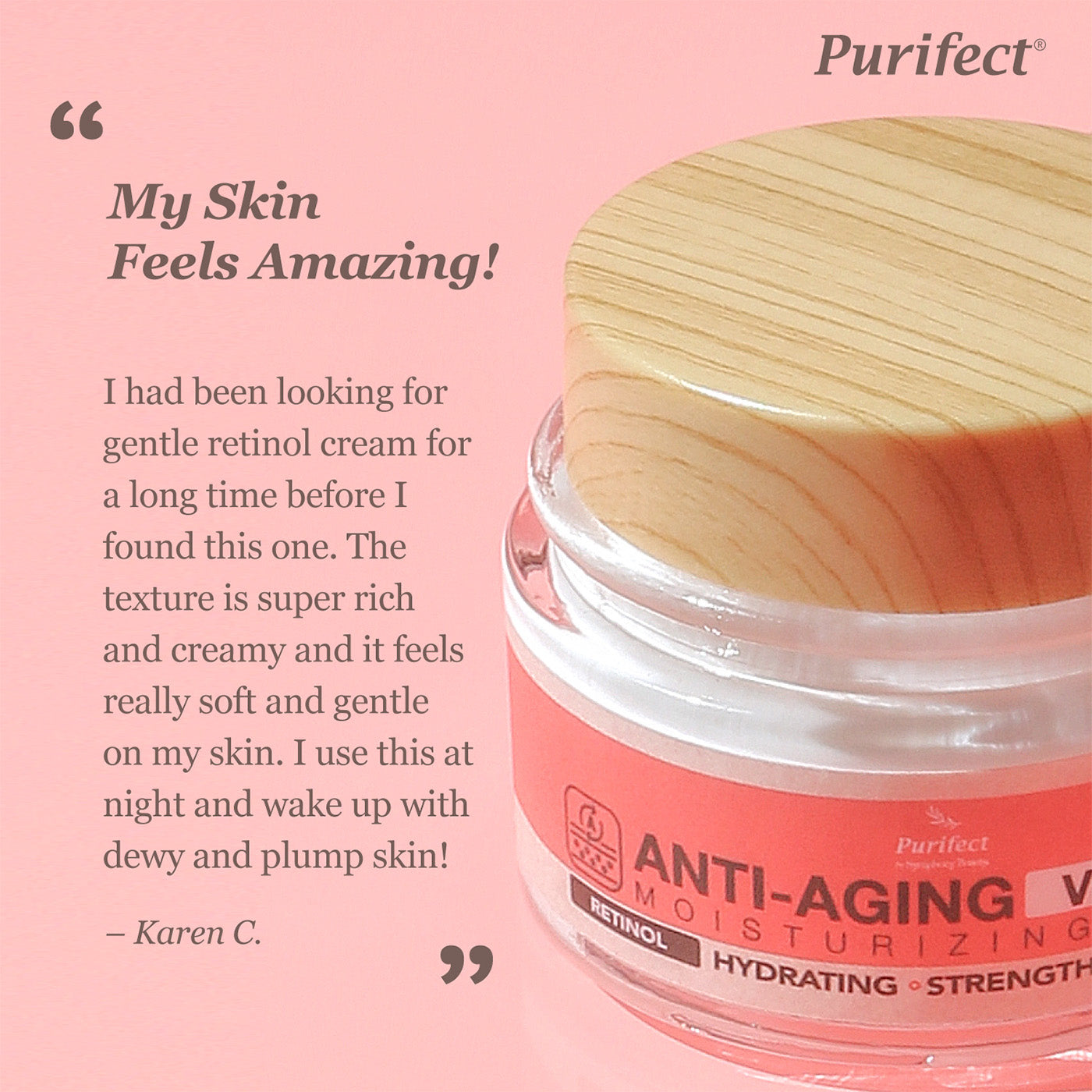 Purifect Anti-Aging Vitamin A Moisturizing Cream